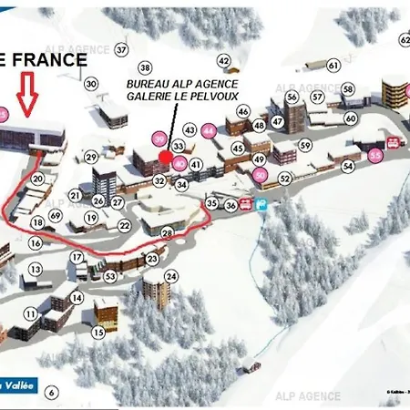 Appartement Résidence Le France - 2/3 Pers - Le France - 305fr - Plagne Centre Mae-1694